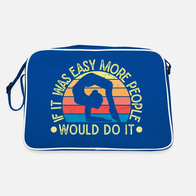 If It`s Easy People Would Do It Circus Performer Retro Tasche