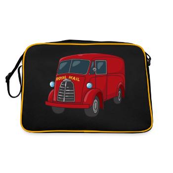 Royal Mail Van - Retro Bag - black/gold - Back
