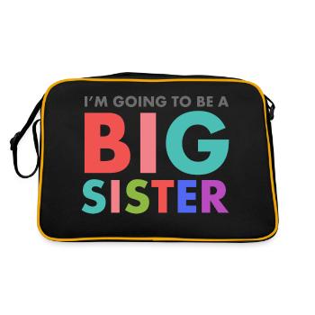 Big Sister To Be - Sac Retro - noir/or - Dos