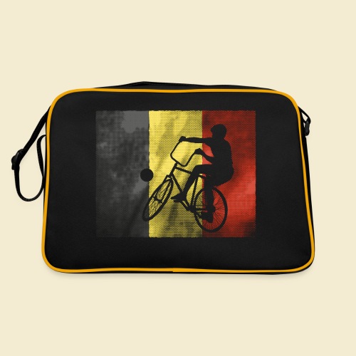 Radball | Flagge Belgien - Retro Tasche
