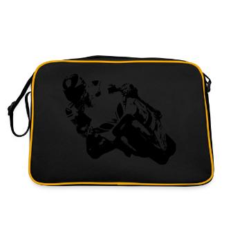 Biker - Retro Bag - black/gold - Back