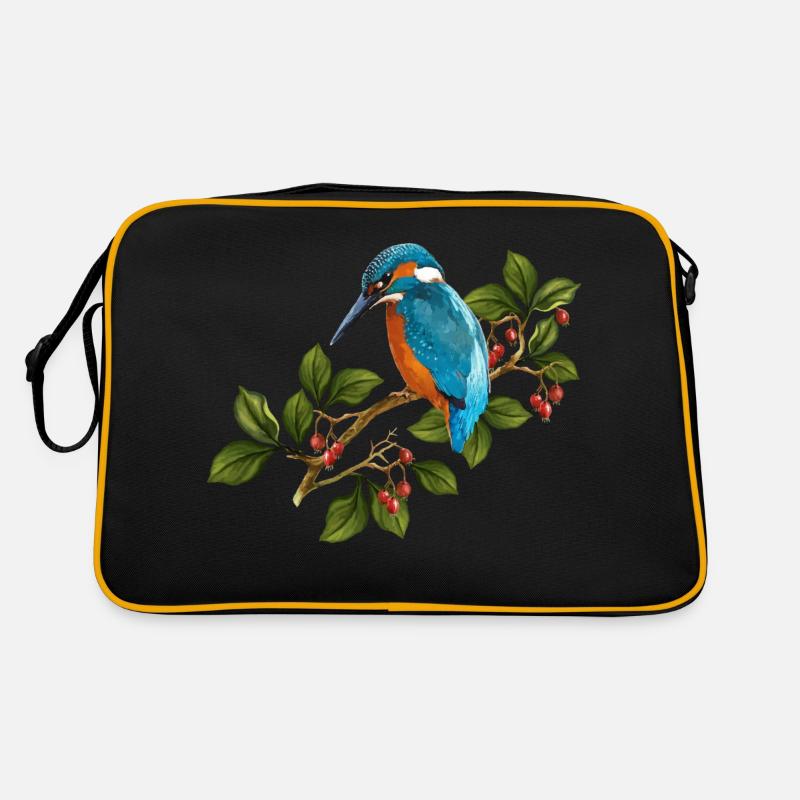 Bunter Vogel Retro Tasche