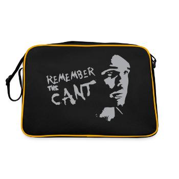 remember the cant - Retro Bag - black/gold - Back