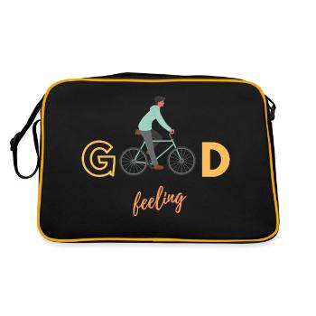 good feeling - Retro Bag - black/gold - Back