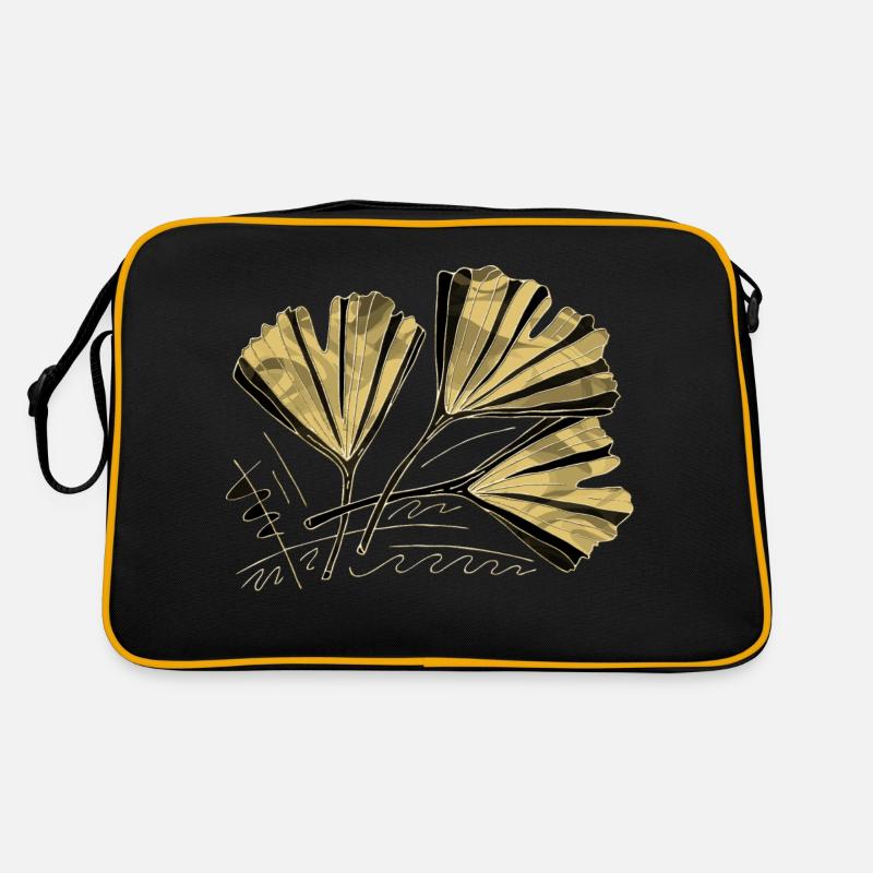 Blätter Retro Tasche