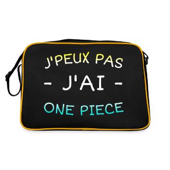 Je peux pas j'ai One Piece - Sac Retro - noir/or - Dos