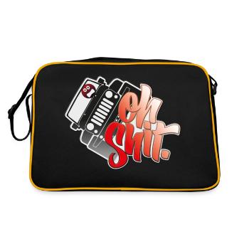 Wrangler - Oh Shit - Sac Retro - noir/or - Dos