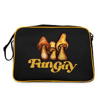 fun guy - Retro Bag - black/gold - Back