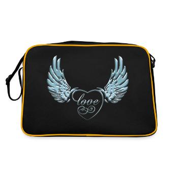 Ailes d’amour - Sac Retro - noir/or - Dos