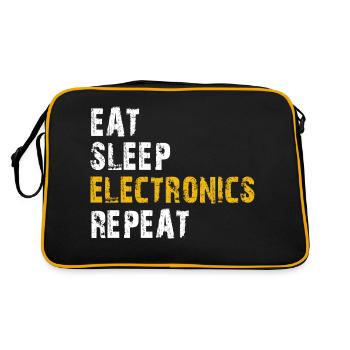 manger l’électronique du sommeil répéter - Sac Retro - noir/or - Dos