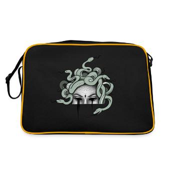 Medusa Gorgon Tatouage - Sac Retro - noir/or - Dos
