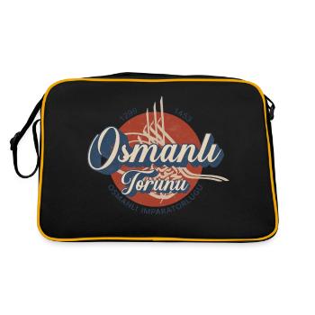 Osmanlı - Sac Retro - noir/or - Dos