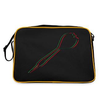 Fléchettes Fléchettes Fléchettes Fléchettes Joueur de fléchettes Sport 8 - Sac Retro - noir/or - Dos