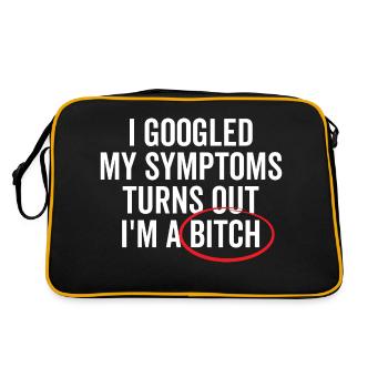 J’ai googlé mes symptômes s’avère que je suis un Bich - Sac Retro - noir/or - Dos