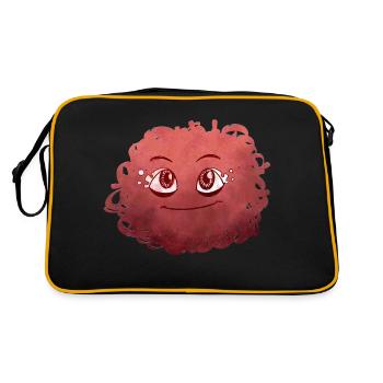 Little Pelota Monster n°8 – red - Retro Bag - black/gold - Back