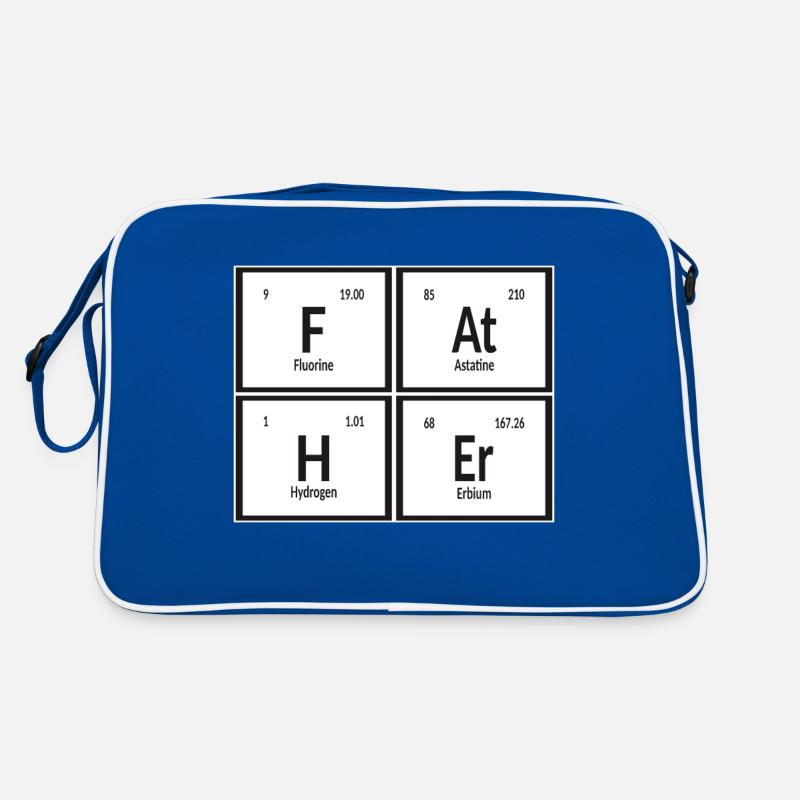 Vater | Periodensystem der Elemente Retro Tasche