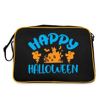 Happy halloween - halloween humor - Retro Bag - black/gold - Back