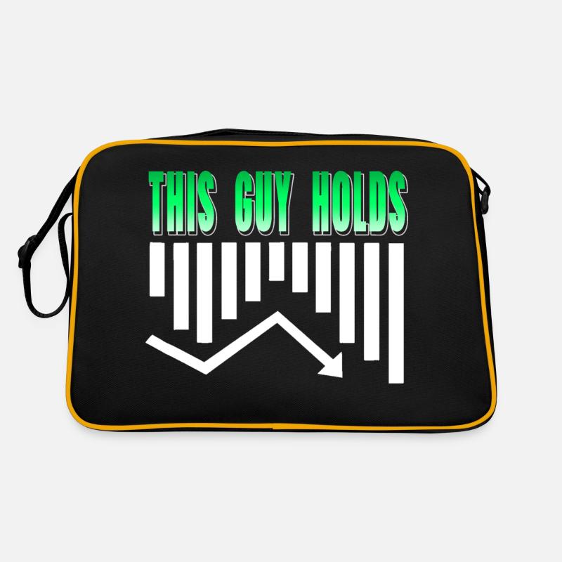 This Guy Hold Funny Bear Cycle Trader T-Shirt Retro Bag