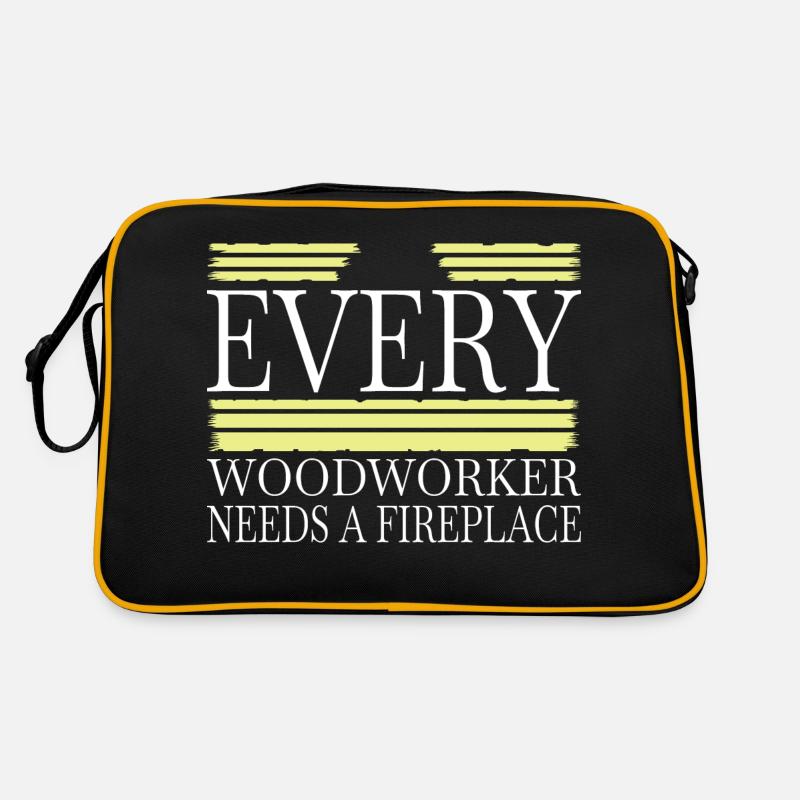 construction carpenter hobbyists quote fun Retro Tasche