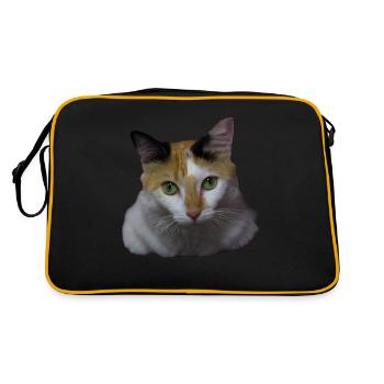 Nina la chatte - Sac Retro - noir/or - Dos