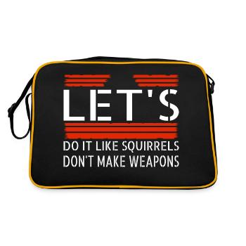 Peace for Paris Heart Peace Movement Present - Retro Bag - black/gold - Back
