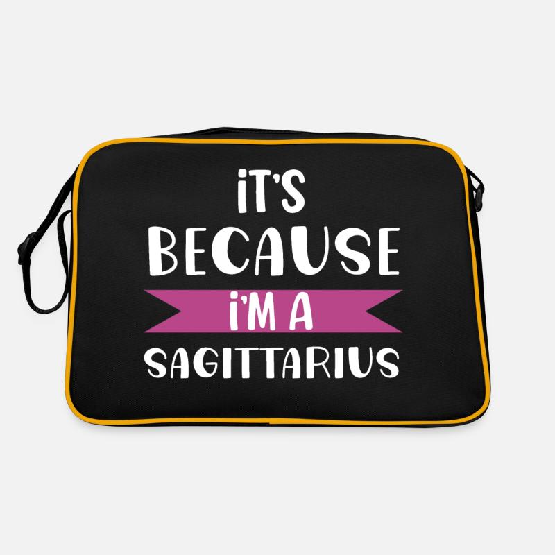 It's because i'm a sagittarius zodiac sign gift Sac Retro