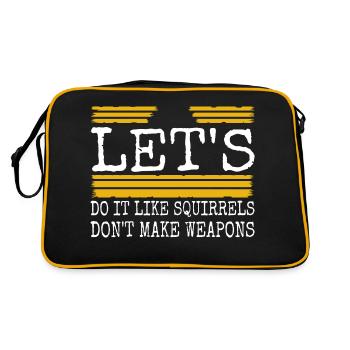 Child 1960s present funky joke family - Retro Bag - black/gold - Back