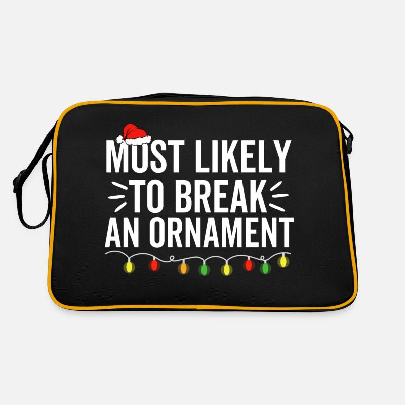 Am wahrscheinlichsten, um ein Ornament zu brechen Retro Tasche