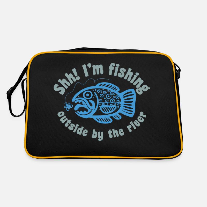 truite inca - Sac Retro - noir/or