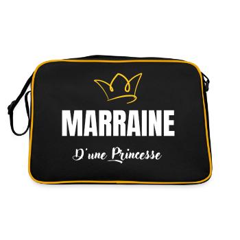 marraine d'une princesse - Sac Retro - noir/or - Dos