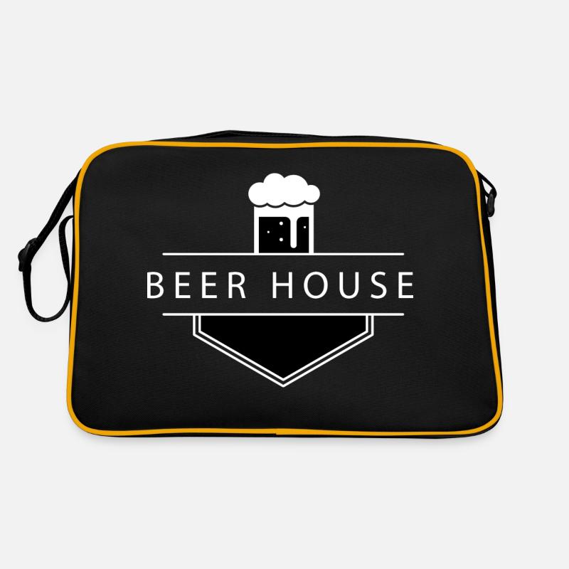 Bier Wein Whiskey Schnaps Alkohol Retro Tasche