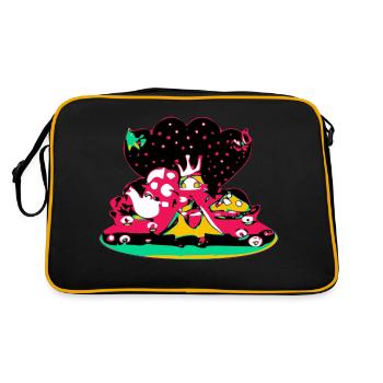 Personnages enchantés - Sac Retro - noir/or - Dos