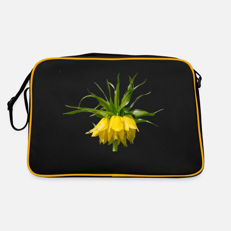 Couronne impériale Fleur de printemps Plante de lys Flore Sac Retro