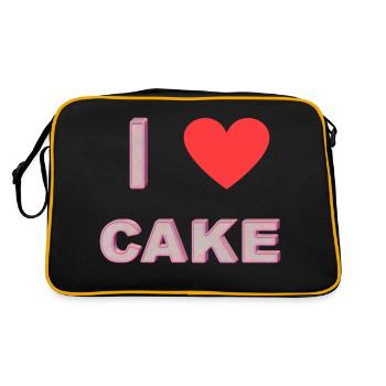 J’adore Cake - Sac Retro - noir/or - Dos