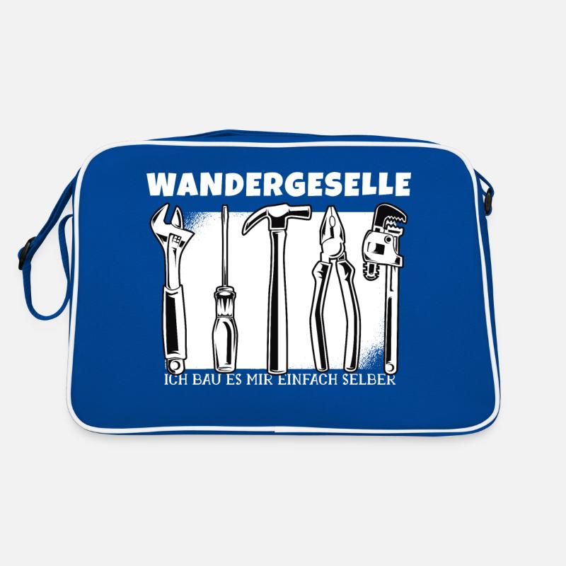 Wandergesellen Wandersmann Wandergeselle Retro Tasche