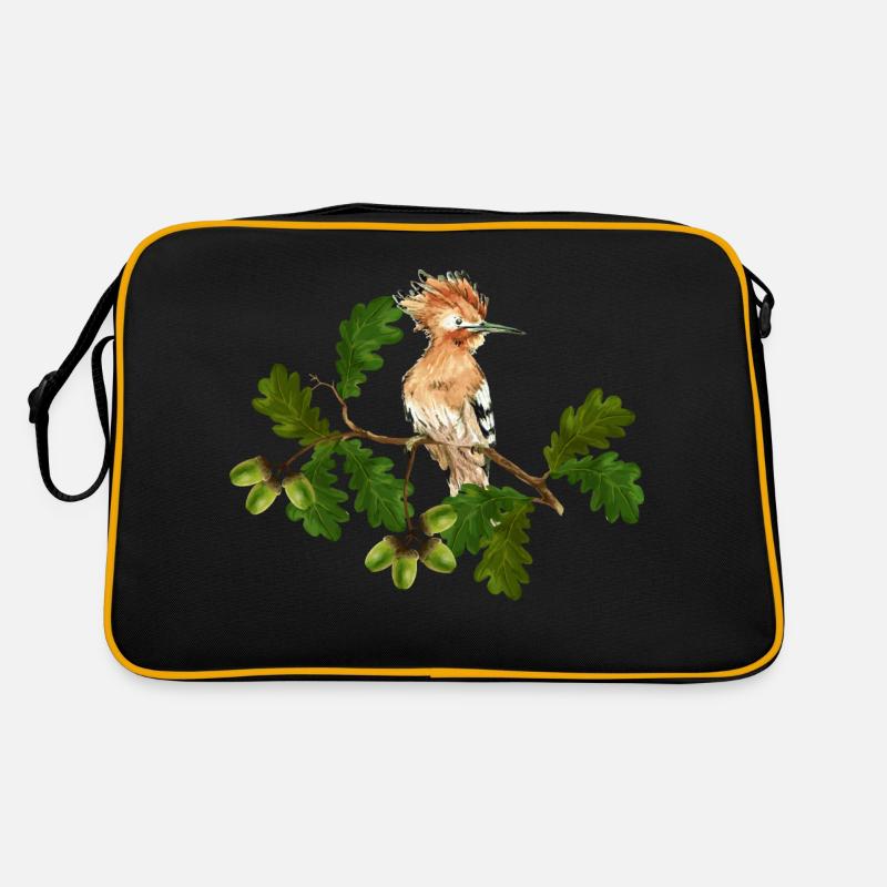 Oiseau coloré Sac Retro