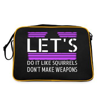 humour anniversaire paix pour paris blague paix - Sac Retro - noir/or - Dos