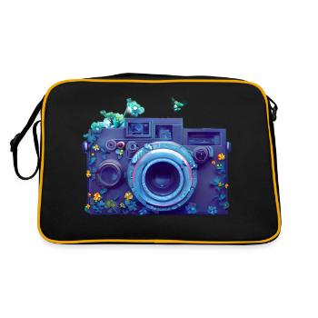 Photographer Camera Photographers Funny Photography - Retro Bag - black/gold - Back