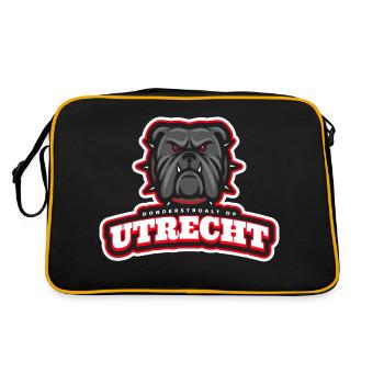 Utrecht, la paille du tonnerre - Sac Retro - noir/or - Dos