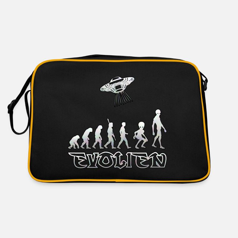 Evolution Alien Ufo Retro Tasche