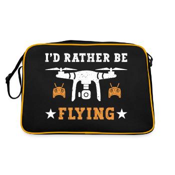 Drone Pilot Drohnen Racing FPV Drohne - Retro Tasche - Schwarz/Gold - Hinten