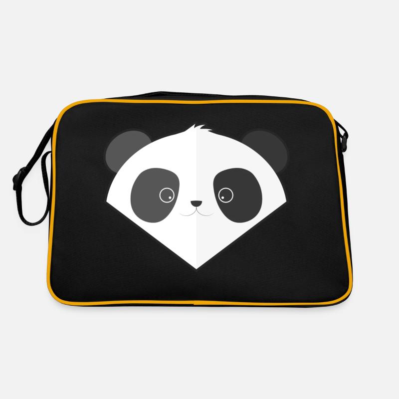 Panda simple mignon Sac Retro