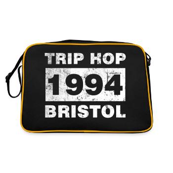 TRIP HOP BRISTOL - Retro Bag - black/gold - Back