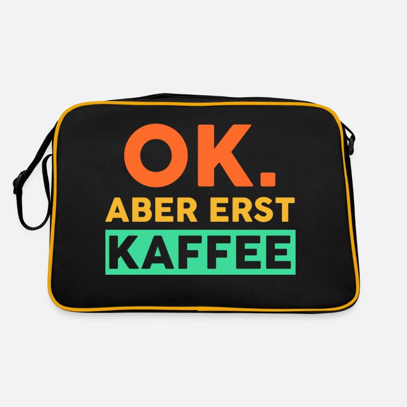 Kaffeetrinker Kaffeeliebhaber Kaffee Retro Tasche