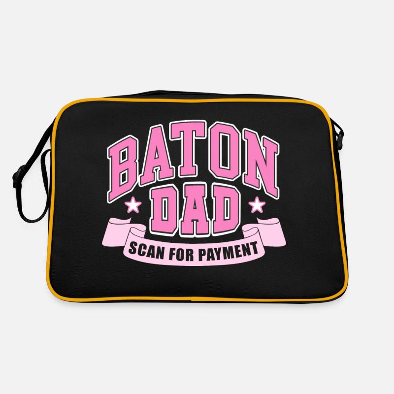 Baton papa scanner pour le paiement Conception pour un twirling Sac Retro