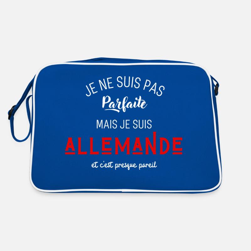 Pas parfaite mais allemande Sac Retro