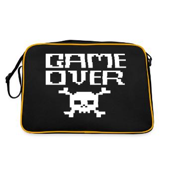 Game Over ASCII - Retro Bag - black/gold - Back