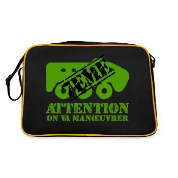 Attention on va manœuvrer - Sac Retro - noir/or - Dos