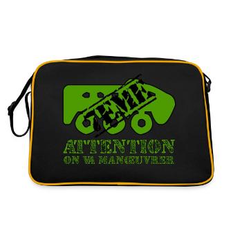 Attention on va manœuvrer - Sac Retro - noir/or - Dos
