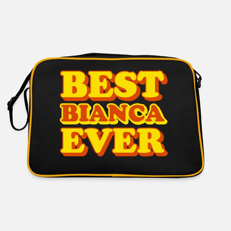 Bianca First Name Funny Gift Retro Bag